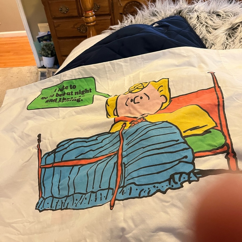 Vintage Peanuts Pillowcase